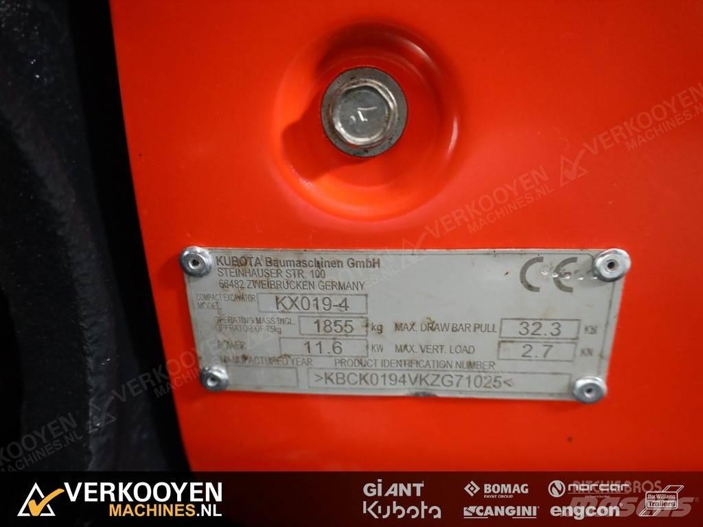 Kubota KX019-4 Mini rýpadla < 7t
