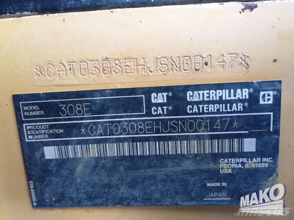 CAT 308 E CR Midi rýpadla 7t - 12t