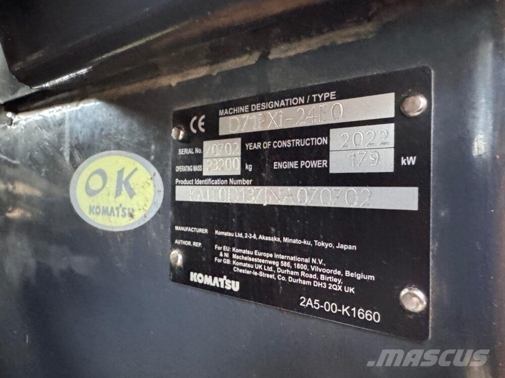 Komatsu D71 PXi-24EO Pásové dozery