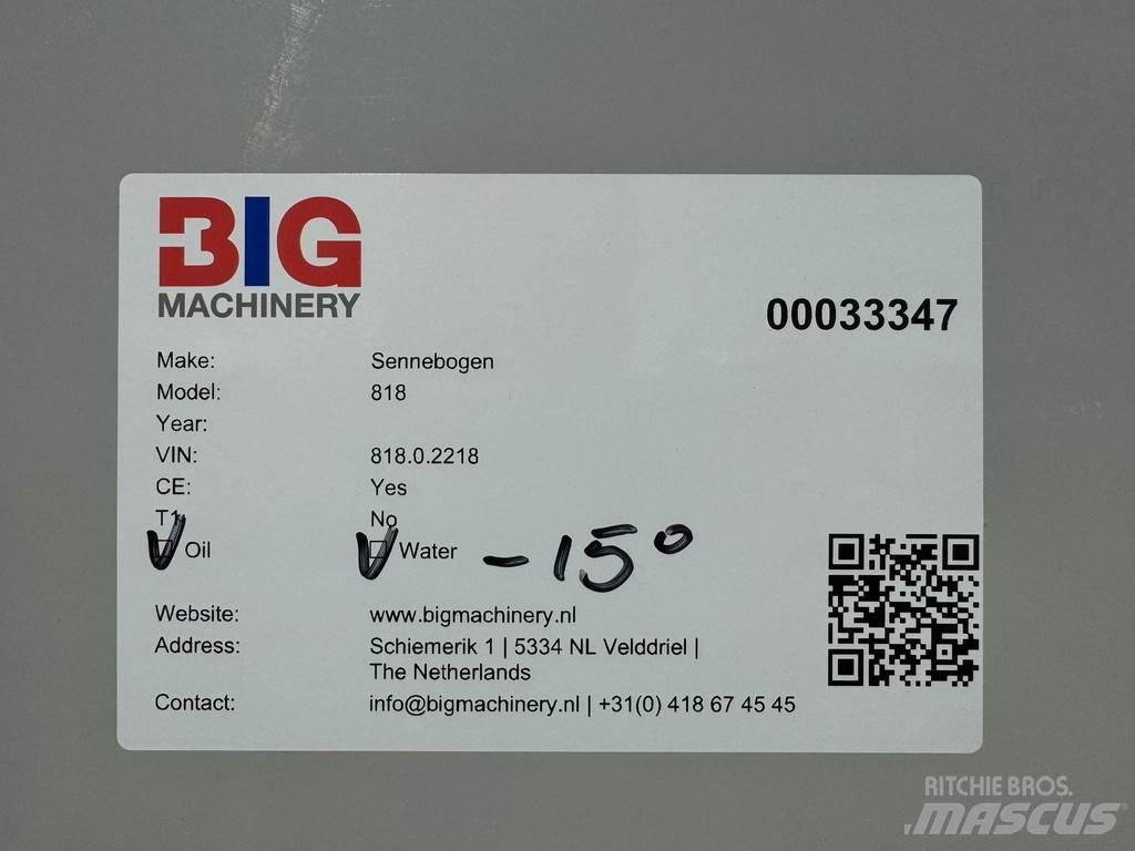 Sennebogen 818E Kolová rýpadla
