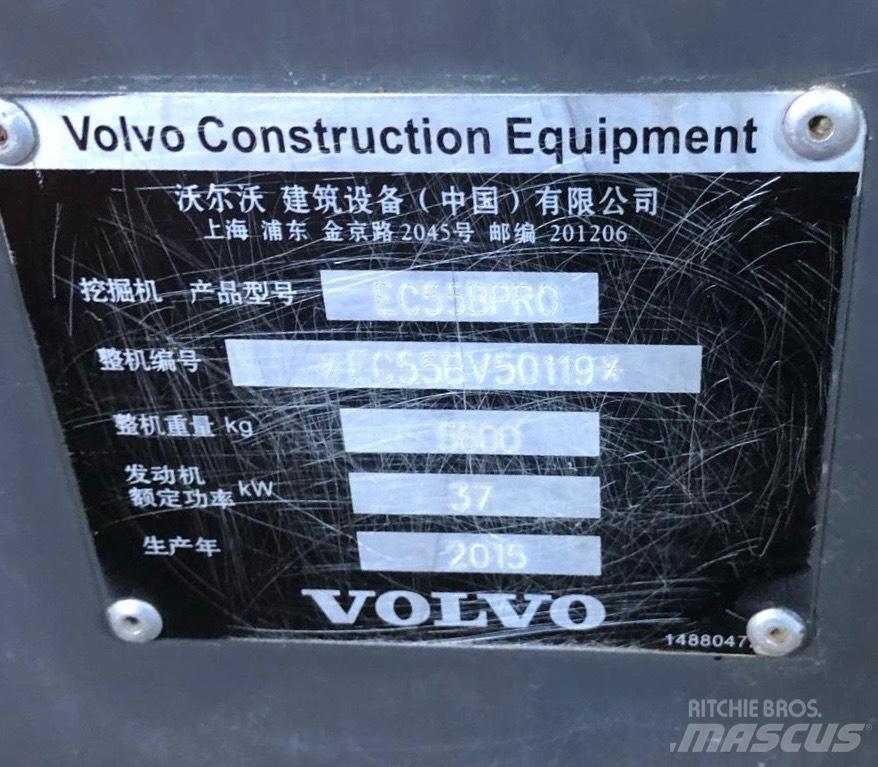Volvo ECR 55 Mini rýpadla < 7t