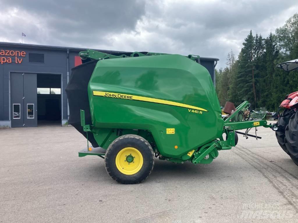 John Deere V416R Lis na válcové balíky