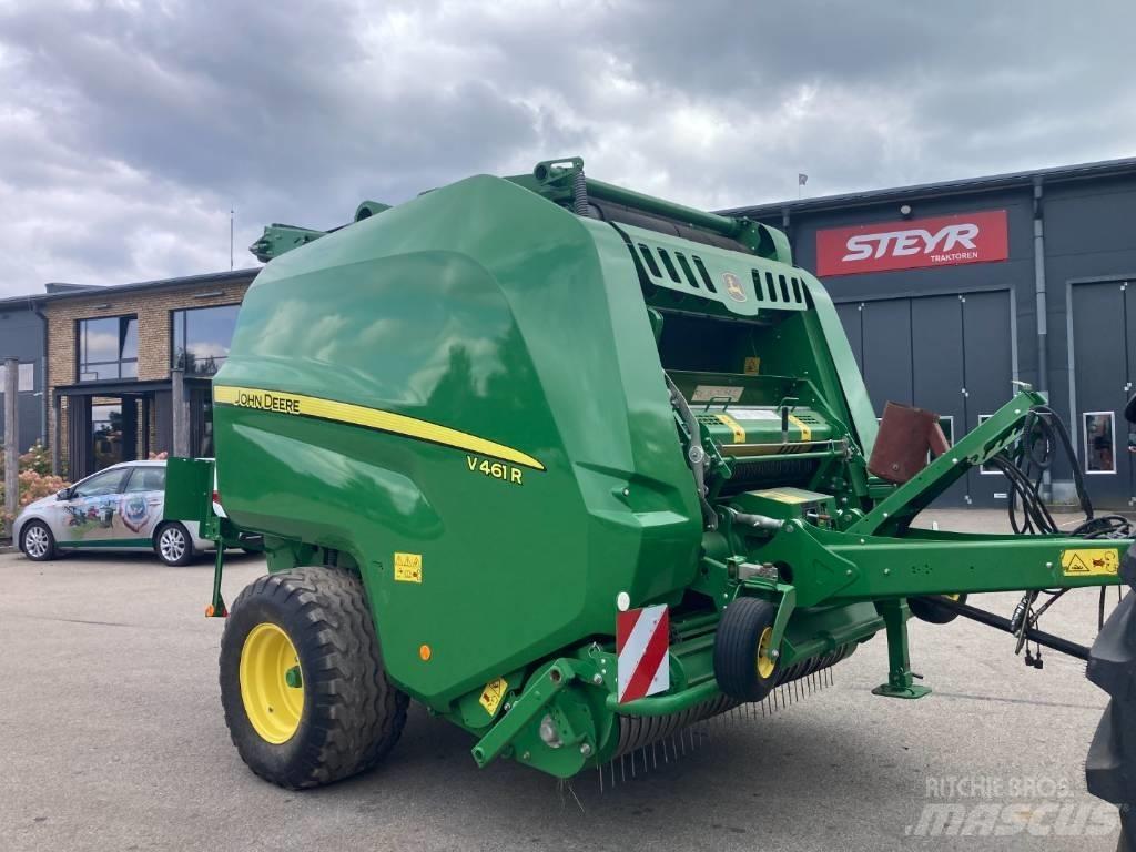 John Deere V416R Lis na válcové balíky