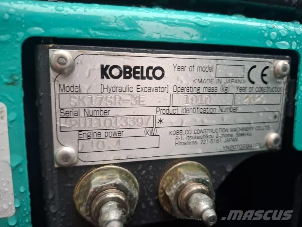 Kobelco SK 17 SR-3E Mini rýpadla < 7t