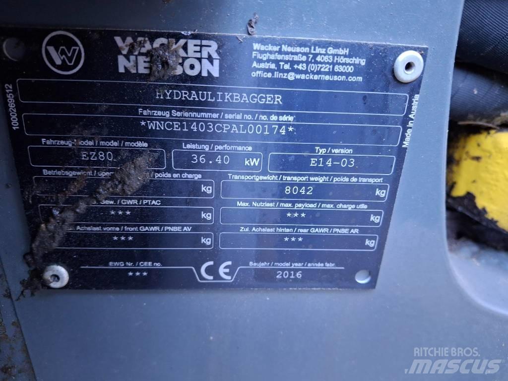 Wacker Neuson EZ 80 Midi rýpadla 7t - 12t
