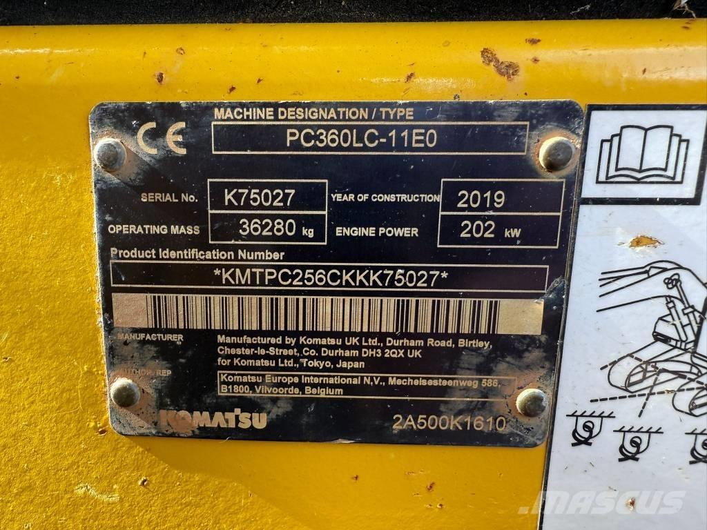 Komatsu PC 360 LC-11 Pásová rýpadla