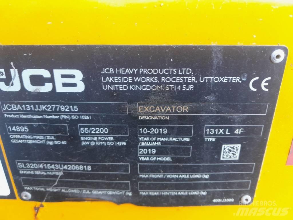 JCB 131 X Pásová rýpadla