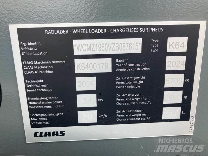 CLAAS TORION 530 Kolové nakladače
