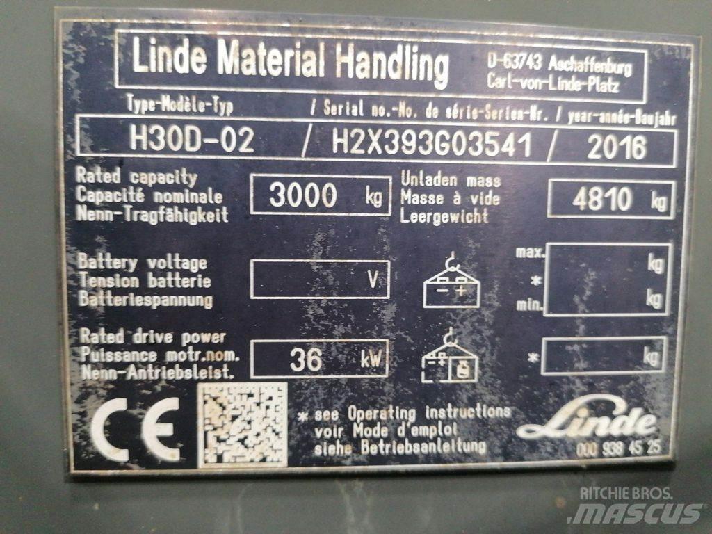 Linde H30D-02 Dieselové vozíky