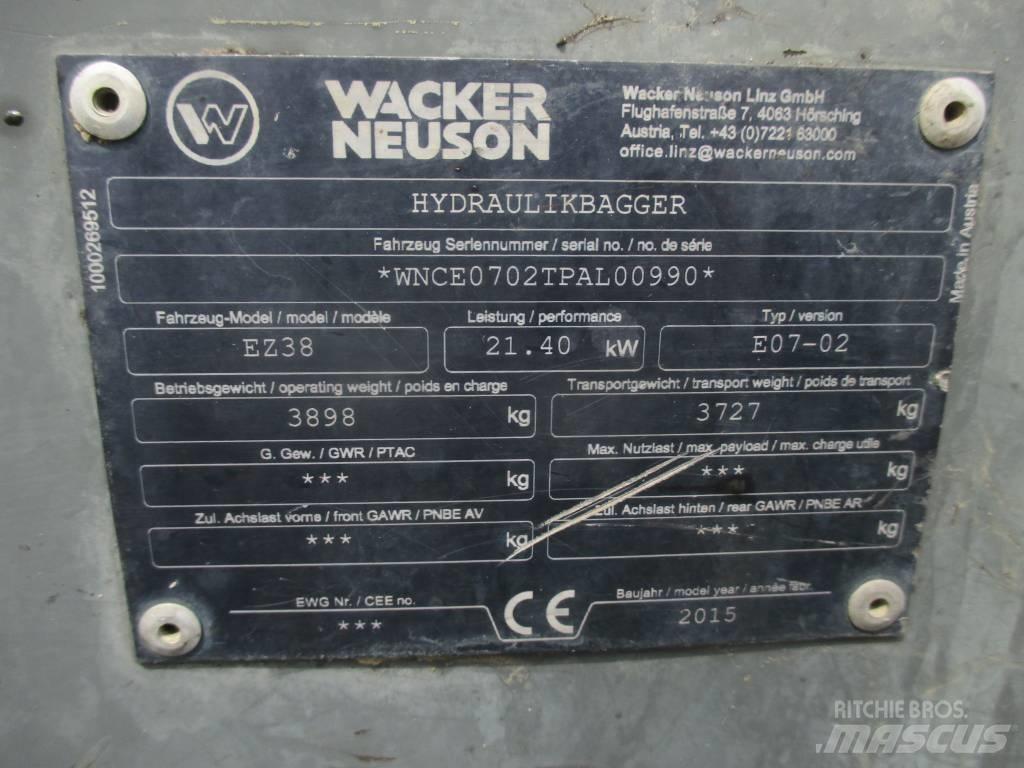 Wacker Neuson EZ 38 Pásová rýpadla
