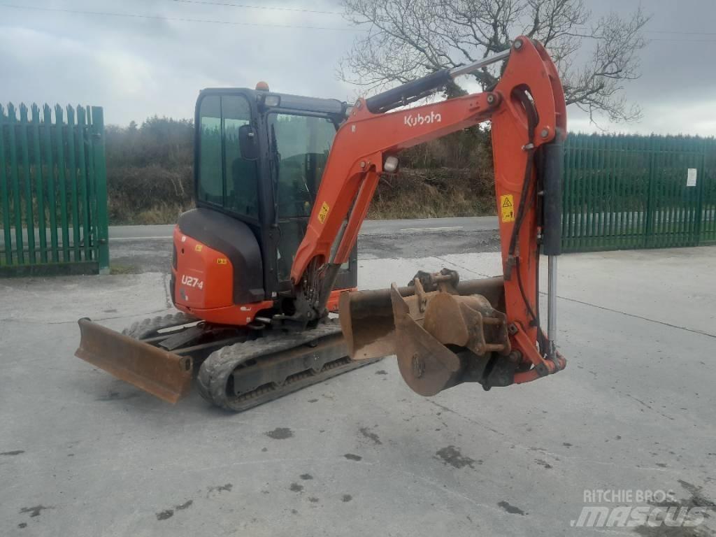 Kubota U 27-4 Mini rýpadla < 7t