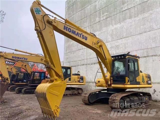 Komatsu PC 200 Pásová rýpadla
