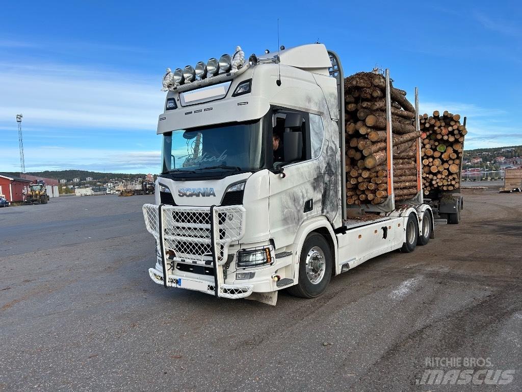 Scania R 650 Vozy na přepravu kmenů
