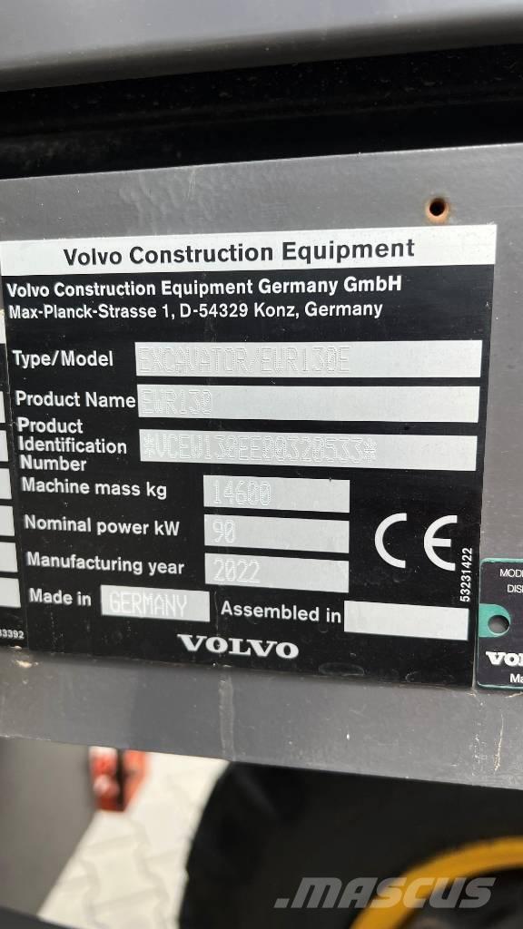 Volvo EWR 130 E Kolová rýpadla