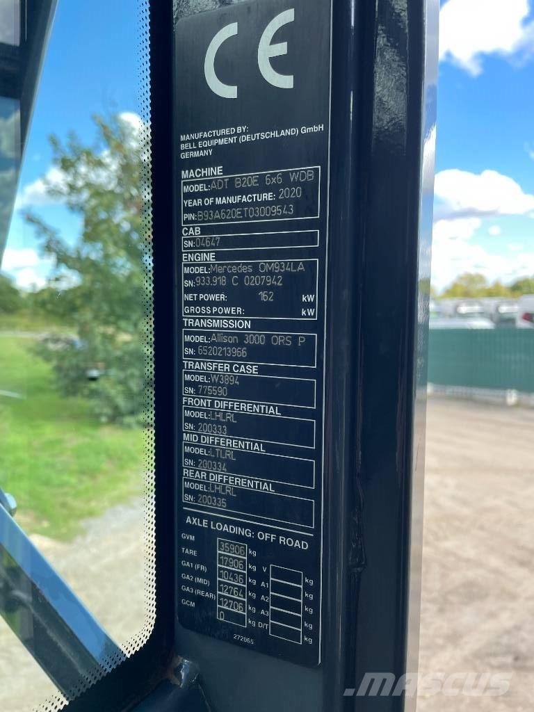 Bell B20E Kloubové dempry