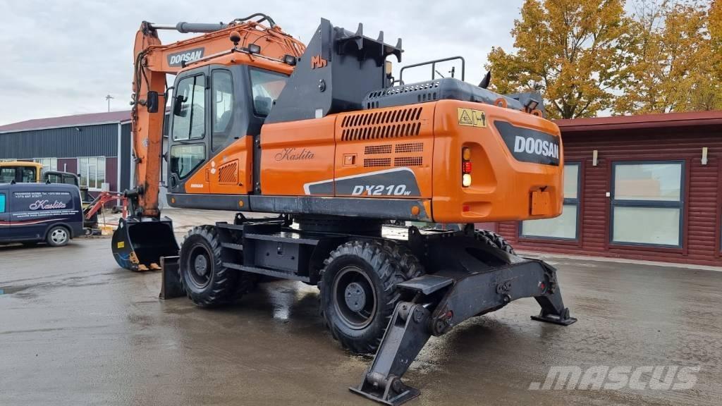 Doosan DX 210 W - 5 Kolová rýpadla