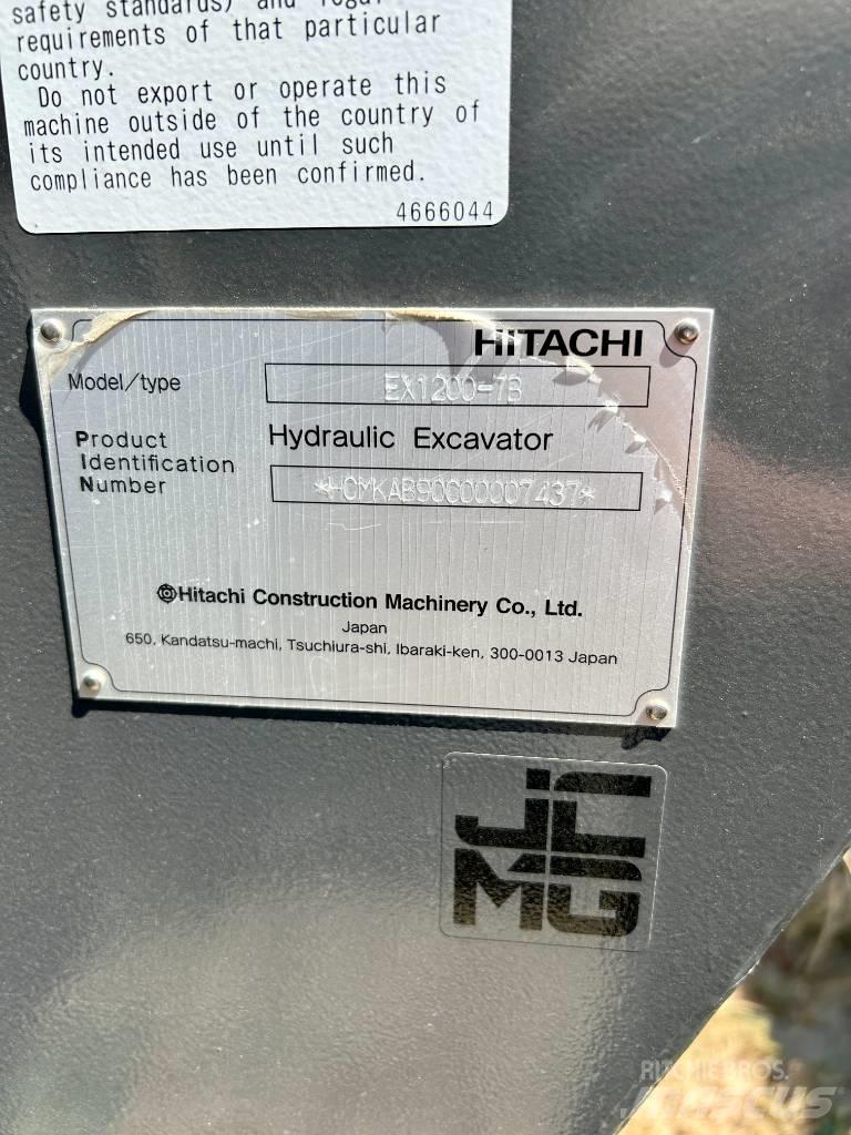Hitachi EX 1200-7B Pásová rýpadla