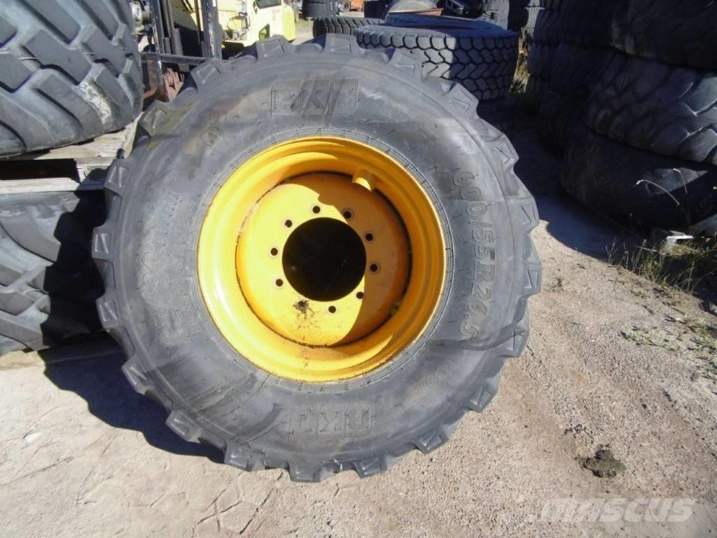 Däck Twin 600/55R Kolové nakladače