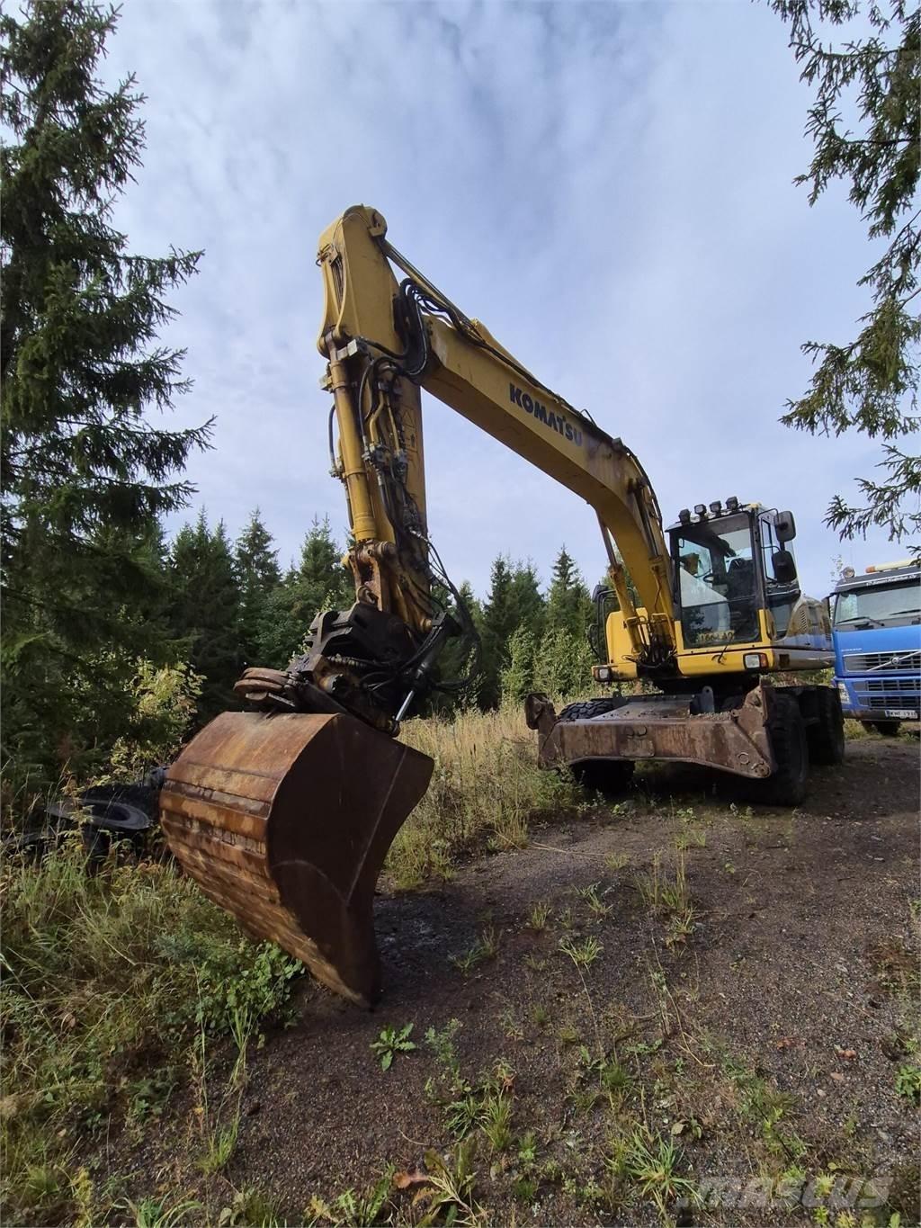 Komatsu PW180 ES-7 Kolová rýpadla