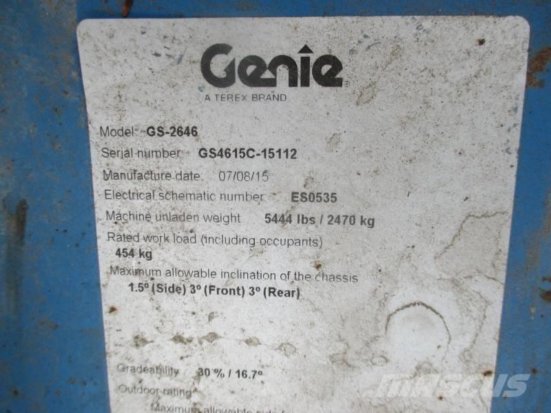 Genie GS 2646 Nůžková zvedací plošina