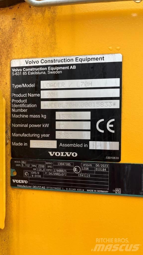 Volvo L70H Kolové nakladače