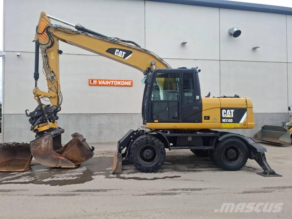 CAT 316D Kolová rýpadla