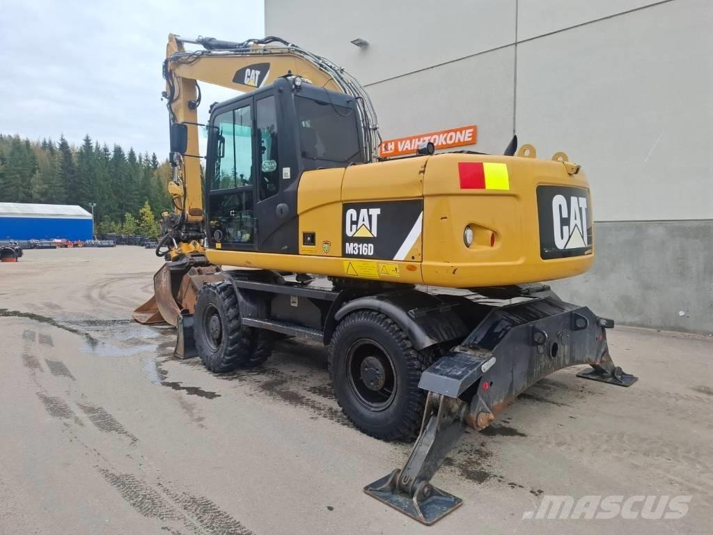 CAT 316D Kolová rýpadla