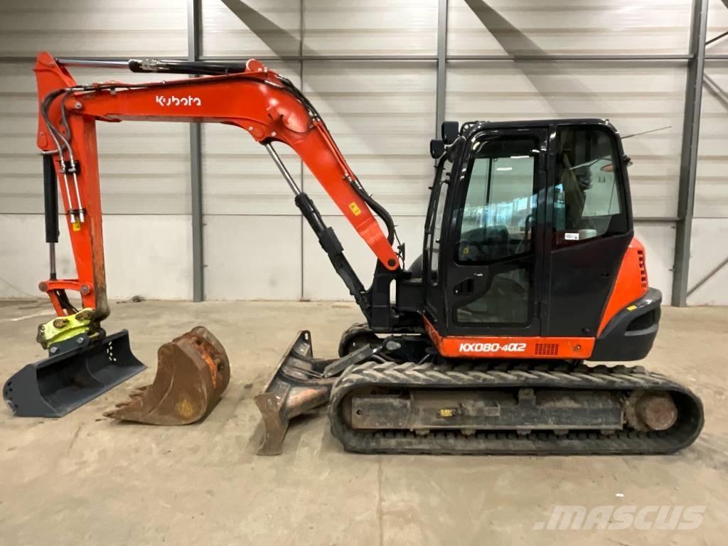 Kubota KX 080-4 A 2 Midi rýpadla 7t - 12t