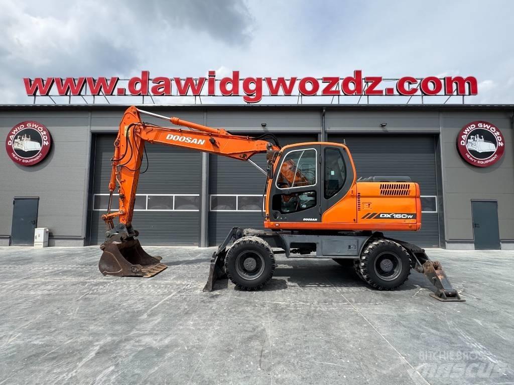 Doosan DX 160 W Kolová rýpadla