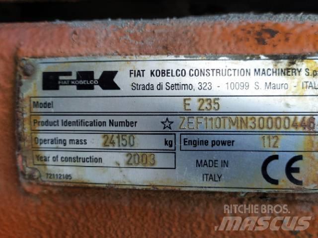Fiat-Kobelco E 235 Pásová rýpadla