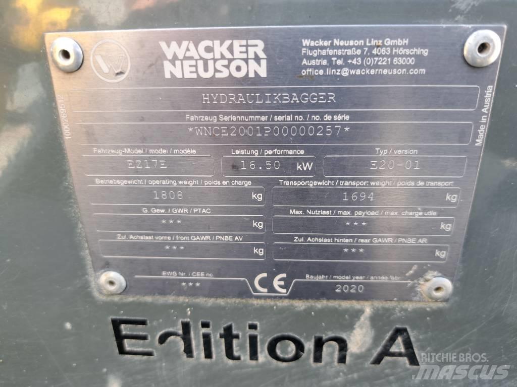 Wacker Neuson EZ17e Pásová rýpadla