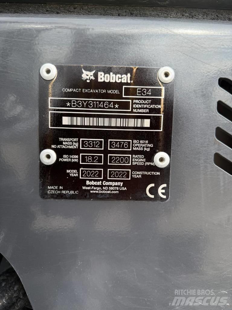 Bobcat E 34 Mini rýpadla < 7t