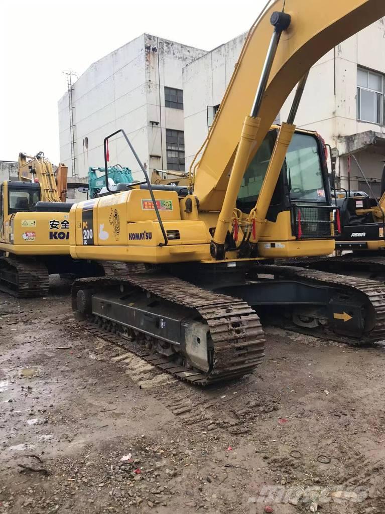 Komatsu pc200-7 Pásová rýpadla