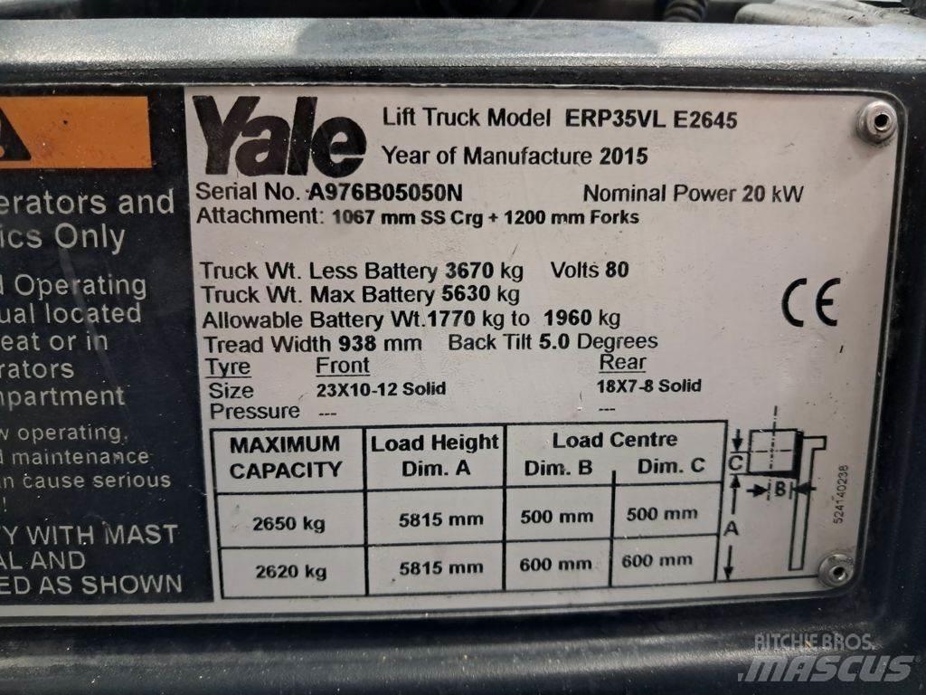 Yale ERP35VL Akumulátorové vozíky