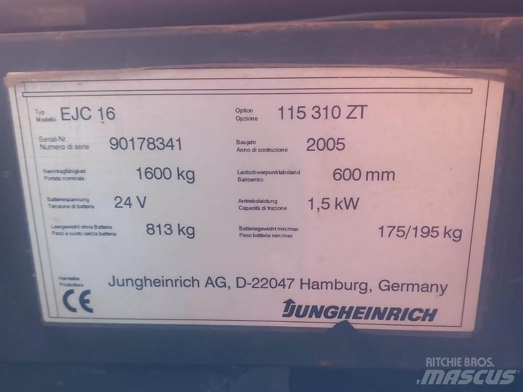 Jungheinrich ECJ16 Ruční paletový vozík