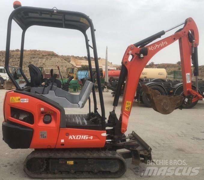 Kubota kx016-4 Mini rýpadla < 7t