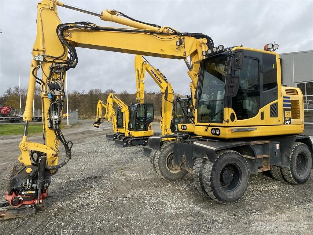 Komatsu PW148-10 Kolová rýpadla