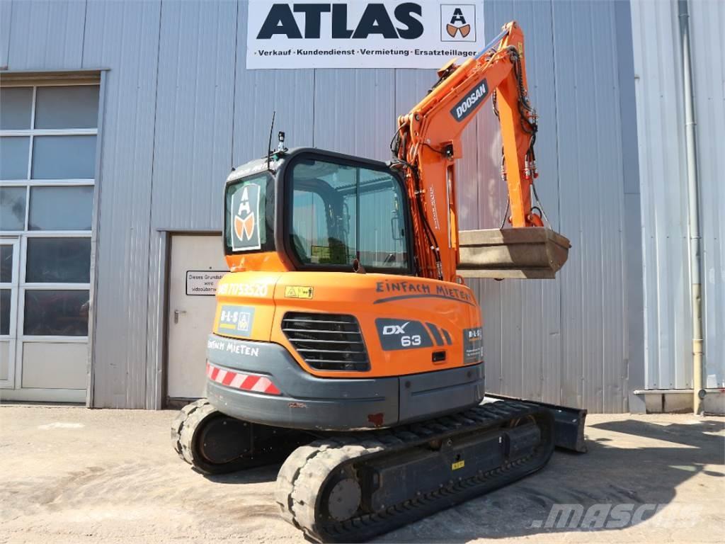 Doosan DX63-3 Mini rýpadla < 7t