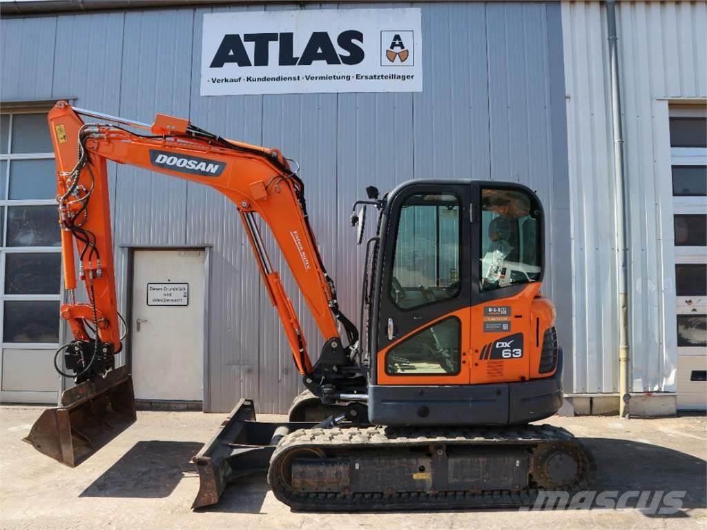 Doosan DX63-3 Mini rýpadla < 7t