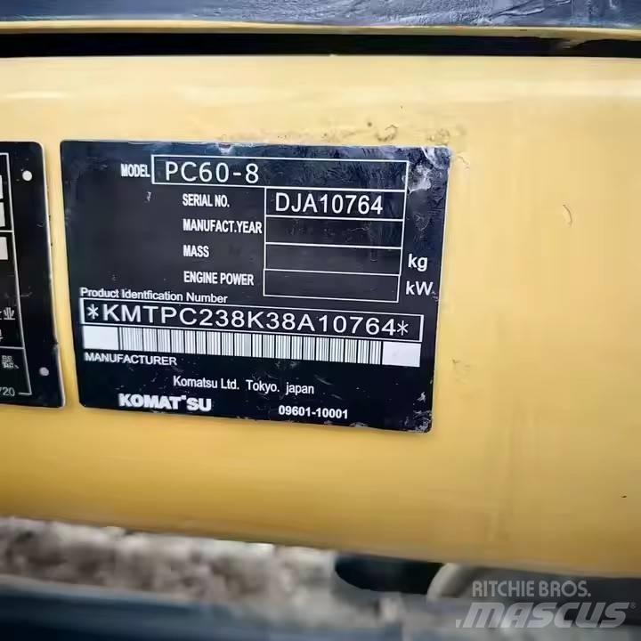 Komatsu PC60 Pásová rýpadla