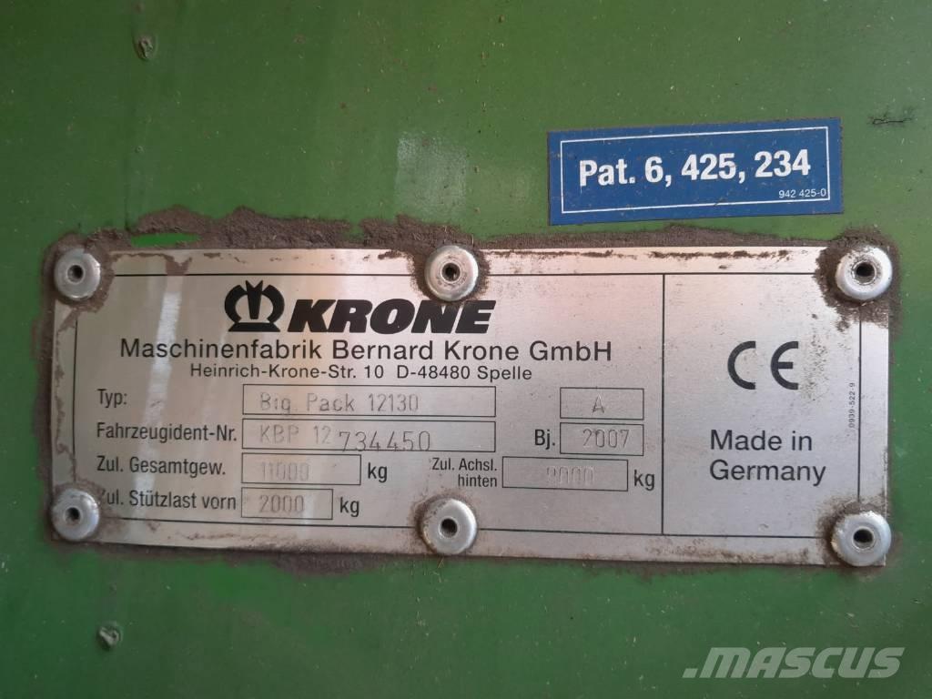 Krone Big Pack 12130 Lis na hranaté balíky