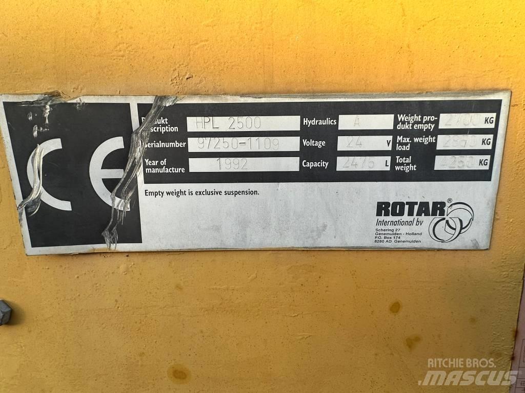 Rotar HPL 2500 Třídící zařízení