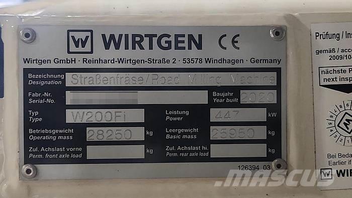 Wirtgen W200Fi Stroje na výrobu betonových prefabrikátů