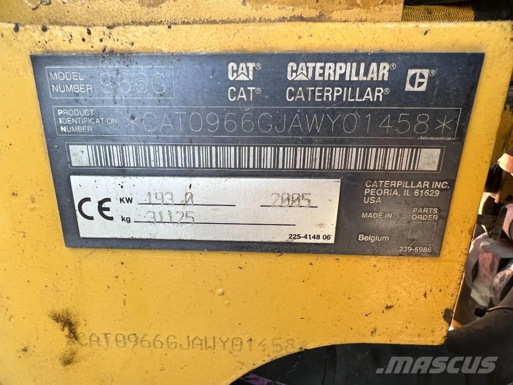 CAT 966 G II Kolové nakladače