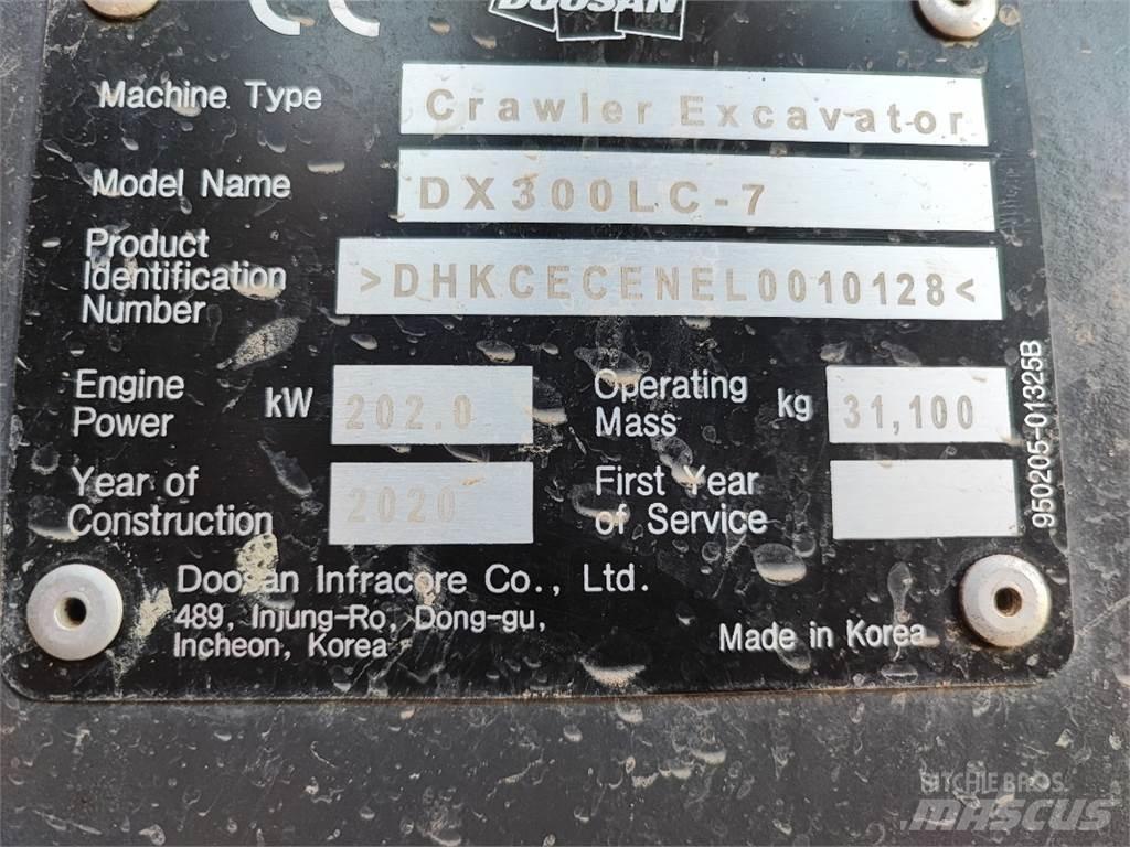 Doosan DX300LC-7 Pásová rýpadla