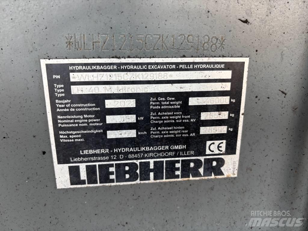 Liebherr LH 40 Port Stroje pro manipulaci s odpadem