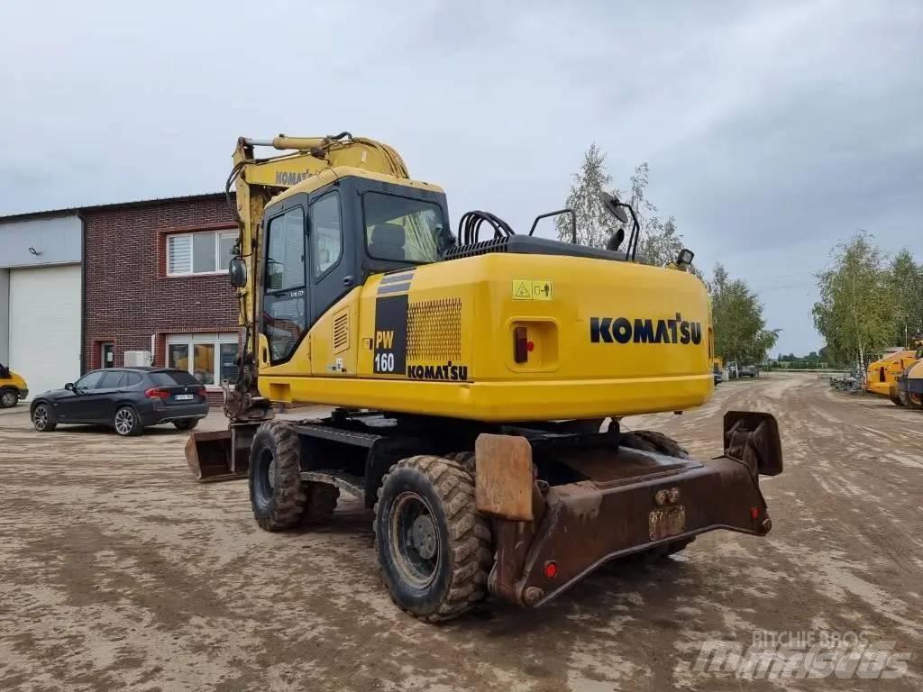 Komatsu PW 160-7 Kolová rýpadla