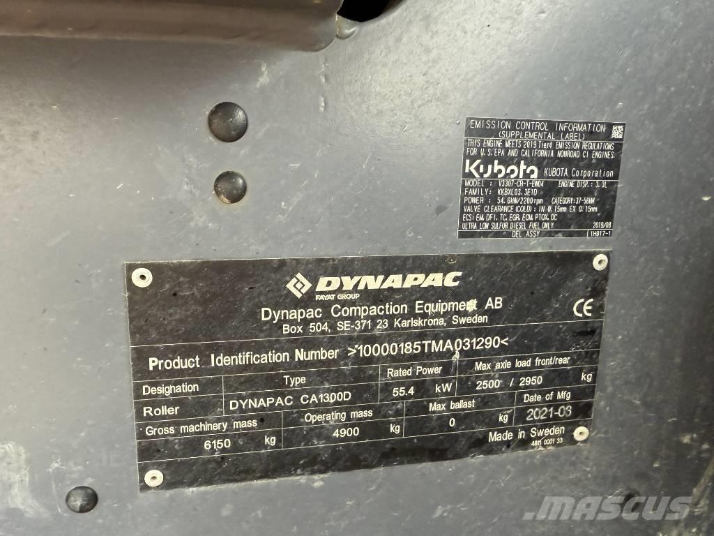 Dynapac CA 1300 D Tahačové válce