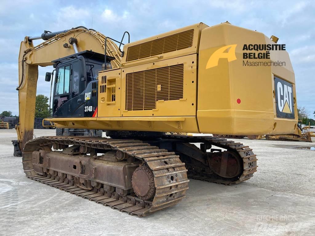 CAT 374DL Pásová rýpadla