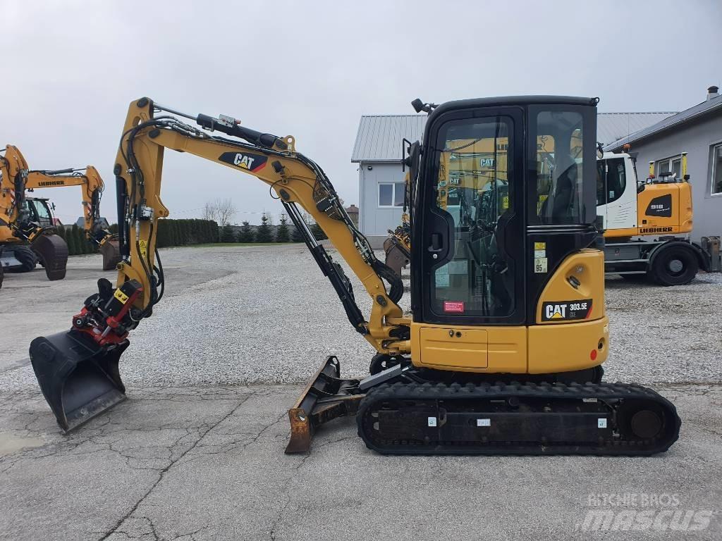 CAT 303.5 E CR Mini rýpadla < 7t
